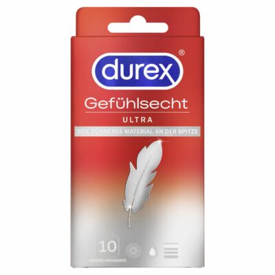 Durex Gefühlsecht Ultra (10er Packung) Produktansicht