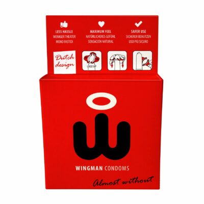 Wingman Condoms (3 Kondome) Frontansicht