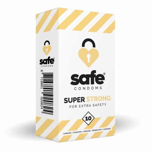 Safe Condoms - Super Strong (10 Kondome) Frontansicht