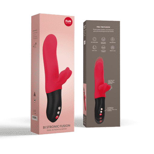 Fun Factory Bi Stronic Fusion india red Packungsansicht 2