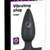 Black Velvets vibrierender Analplug Large Packungsansicht