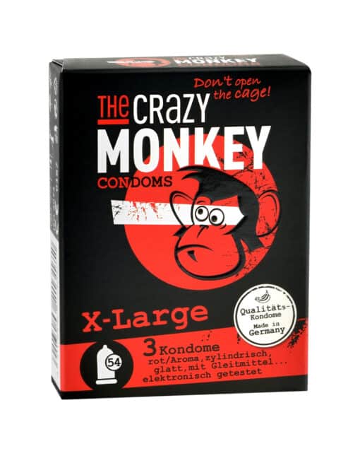 Crazy Monkey X-Large (3er Packung) Produktansicht