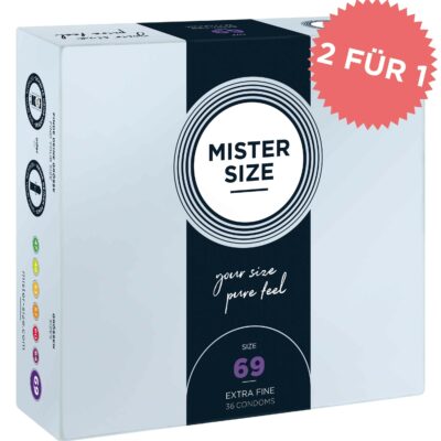 Mister Size 69 - 36 Kondome 2 für 1