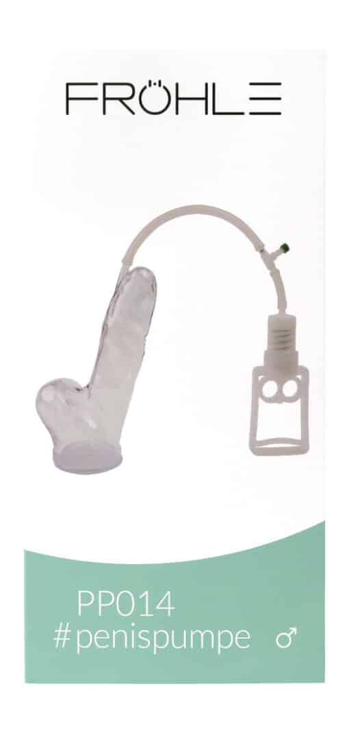 Fröhle Realistische Penispumpe Professional 21cm Frontansicht
