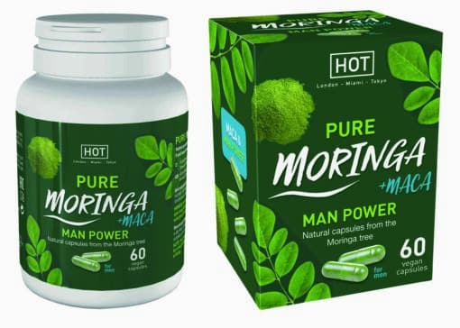 HOT BIO Moringa Man Power Caps 60 Stk. Produktansicht