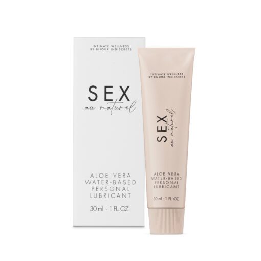 Bijoux Indiscrets - Sex au Naturel Aloe Vera Gleitgel Tube und Verpackung