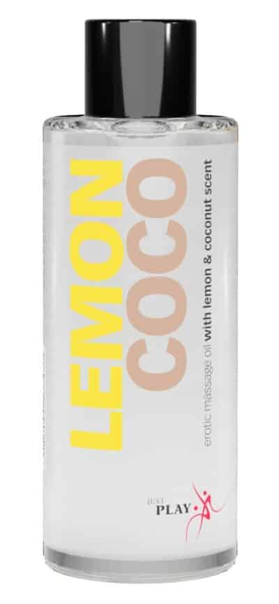 Just Play Massage Öl Lemon coco 100ml Front Ansicht