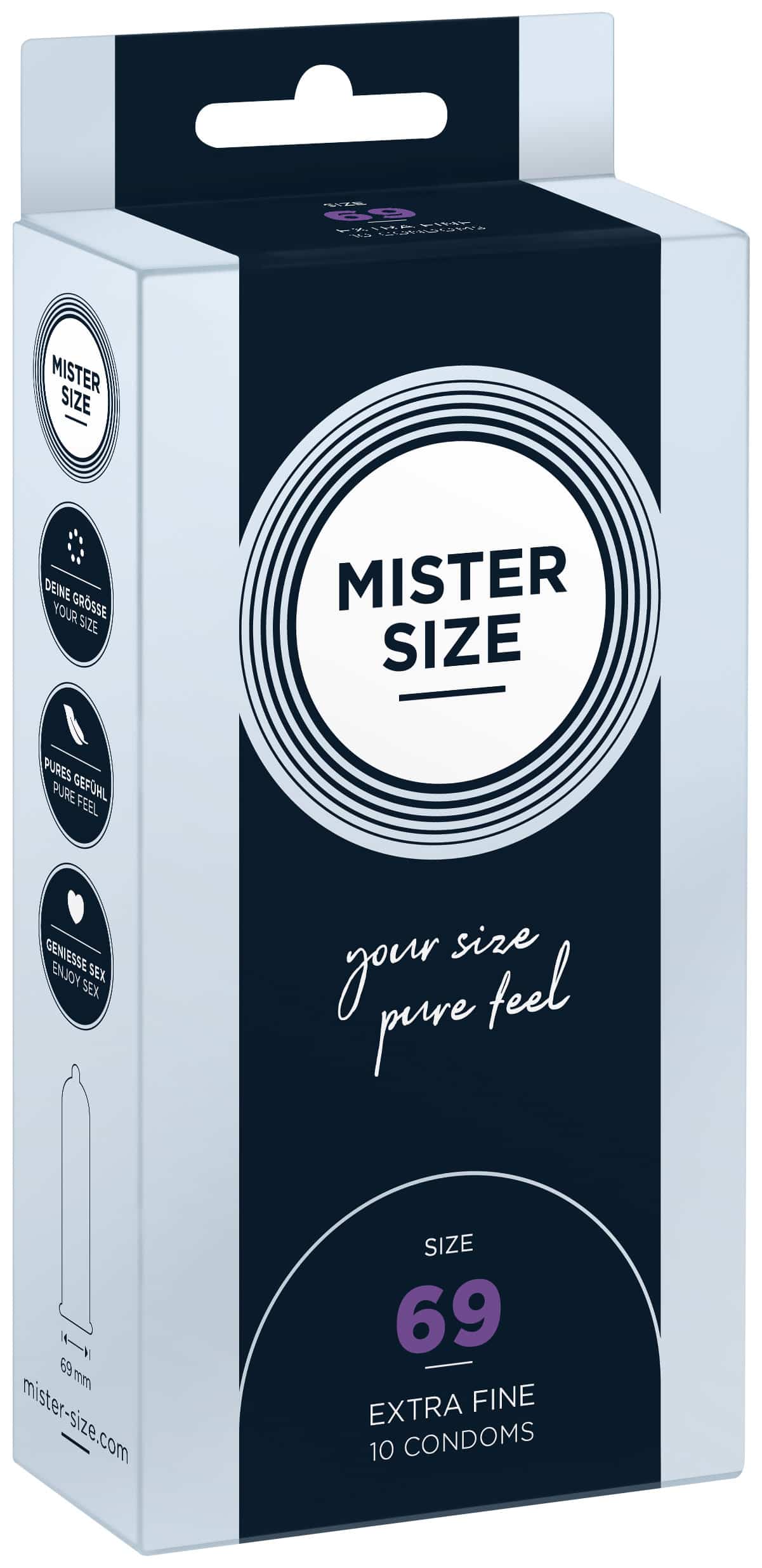 MISTER SIZE 69 - XXXL (10 Kondome)