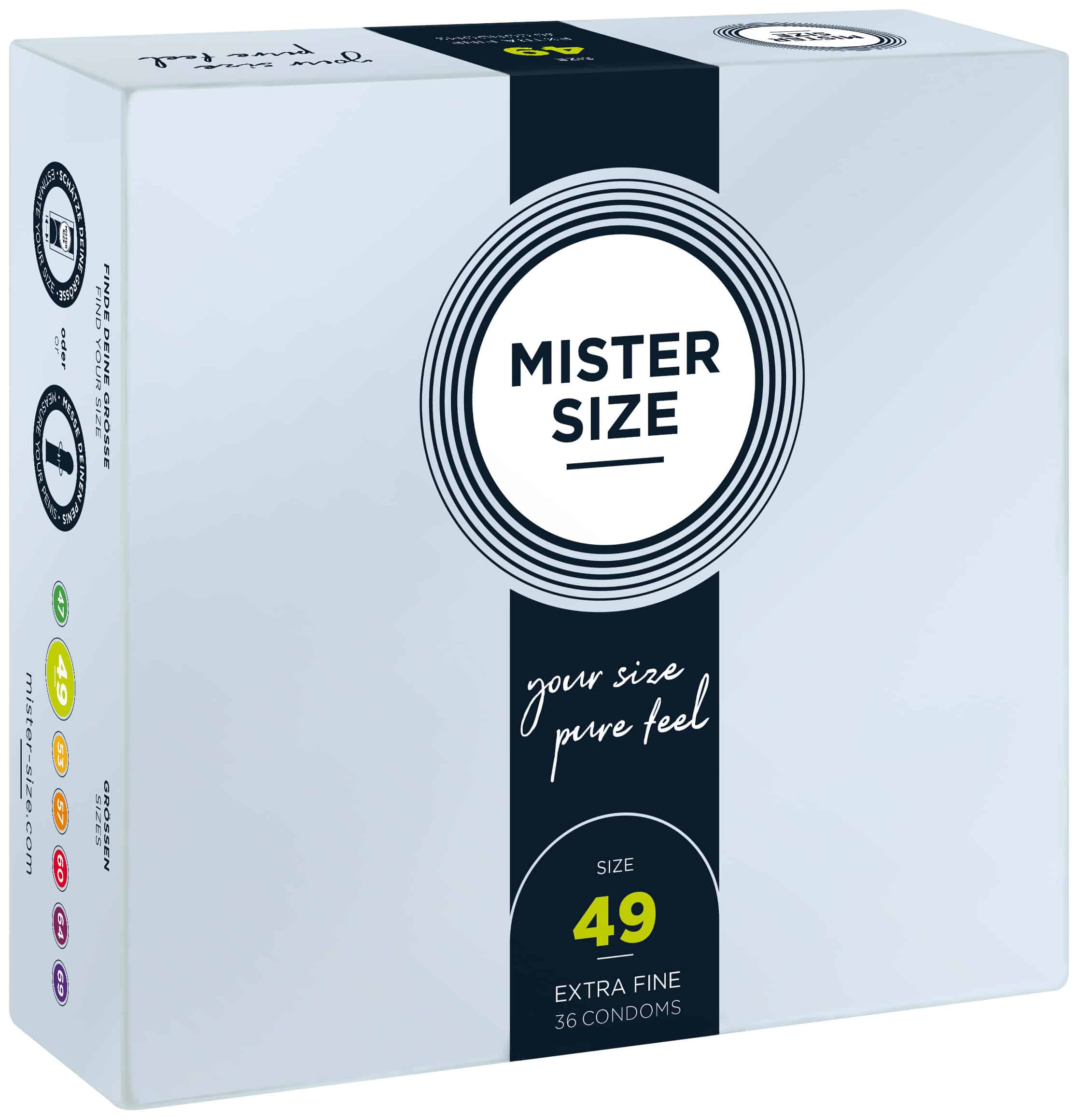 MISTER SIZE 49 - S (36 Kondome)