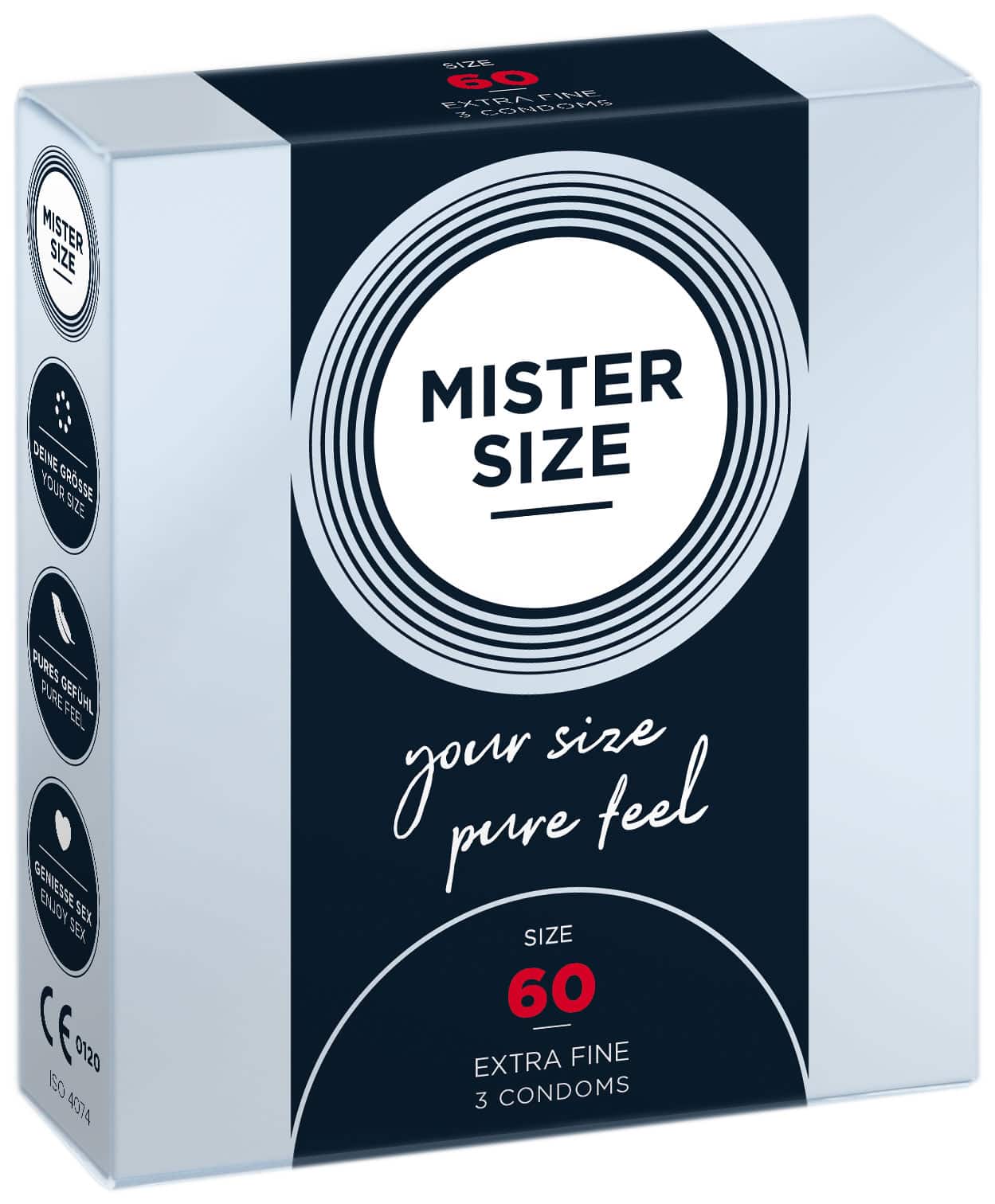 MISTER SIZE 60 - XL (3 Kondome)