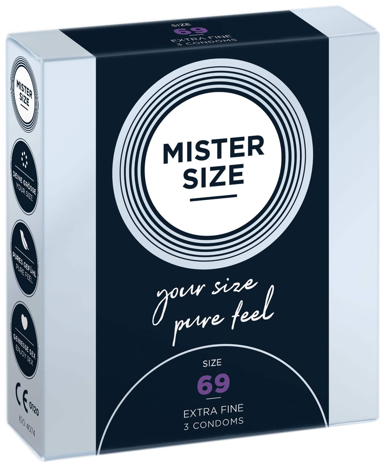MISTER SIZE 69 - XXXL (3 Kondome)