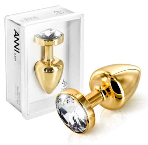 ANNI round gold T1 - Analplug