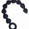 Sportsheets Anal Beads - Black Silicone