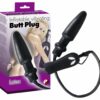 aufpumpbarer vibrierender Analplug Latex