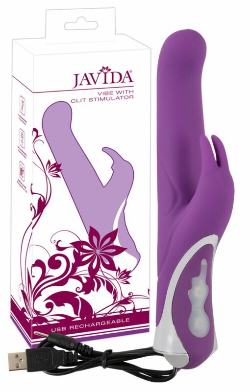 Javida Vibe with clit stim USB