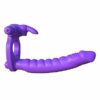 Pipedream Silicone Double Penetrator Rabbit - Purple