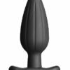 ElectraStim Silicone Noir Rocker Butt Plug - Large