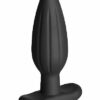 ElectraStim Silicone Noir Rocker Butt Plug - Medium