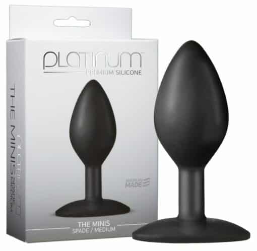 The Mini's Spade Medium Black - Analplug