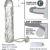 Pipedream Vibrating Super Sleeve - Clear