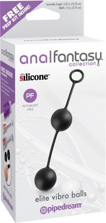 Anal Fantasy Collection Elite Vibro Balls - Schwarz
