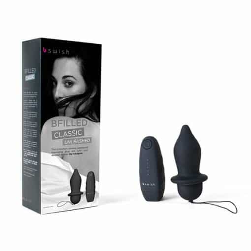 bSwish bFilled Vibrator-Plug-Ei Schwarz