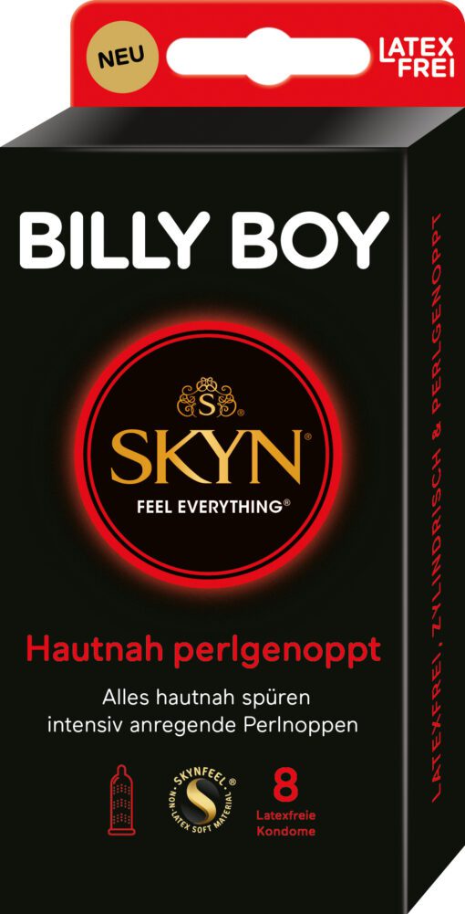 Billy Boy SKYN Hautnah perlgenoppt (8 Kondome)