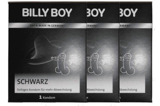 Billy Boy Schwarz (3 Kondome) MHD 07/2017