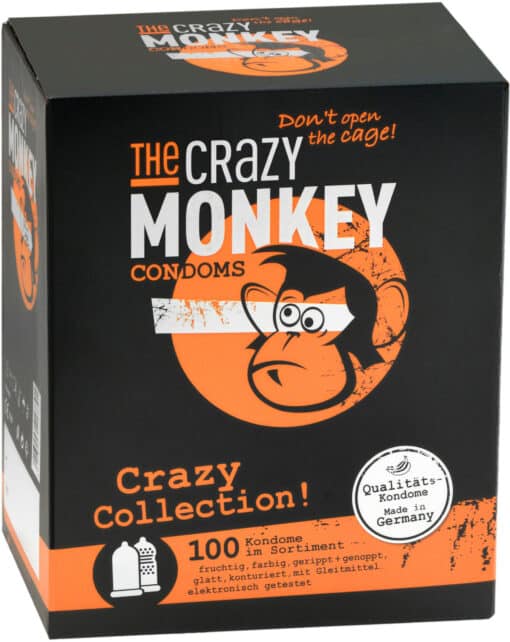 Crazy Monkey Condoms Crazy Collection (100er Box)