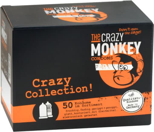 Crazy Monkey Condoms Crazy Collection (50er Box)