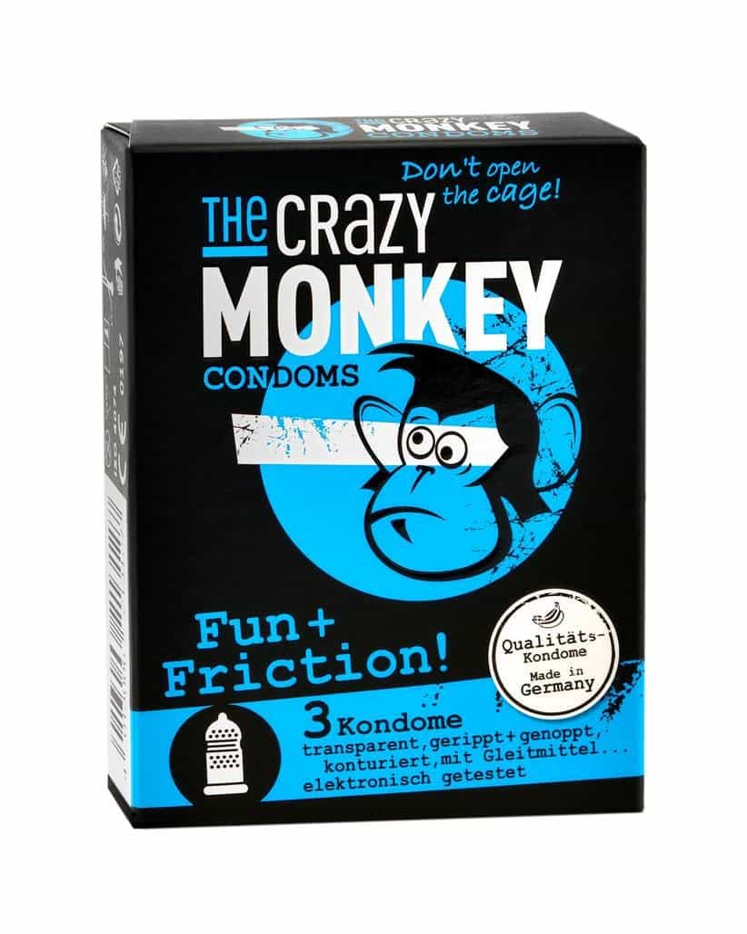 Crazy Monkey Fun + Friction (3er Packung)