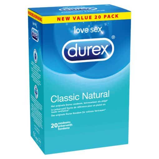 Durex Classic Natural (20 Kondome)