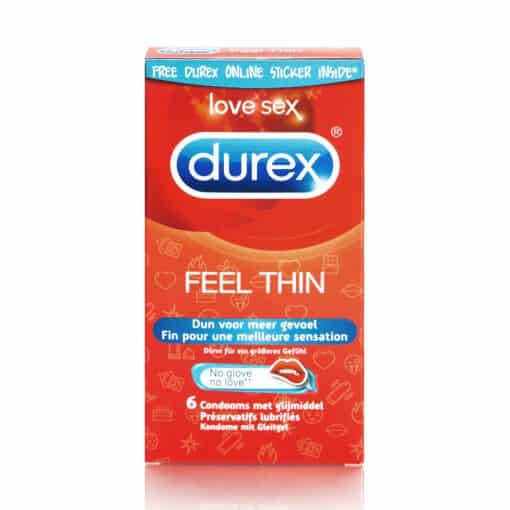 Durex - Emoji Feel Thin (6 Kondome)