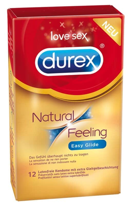 Durex Natural Feeling Easy Glide (12 Kondome)