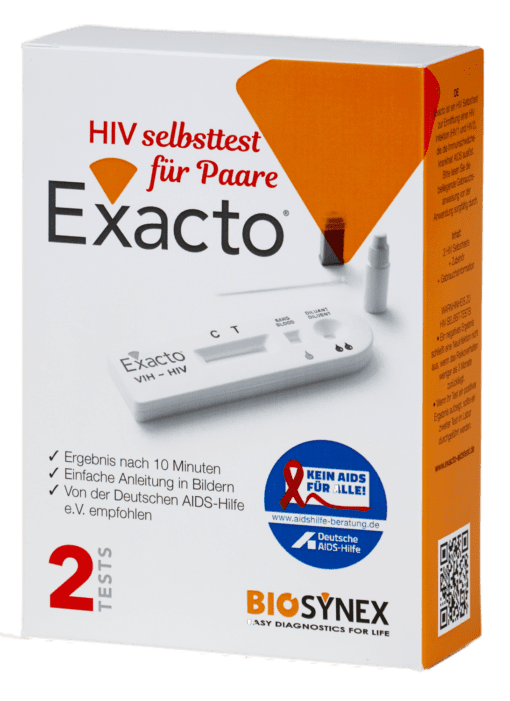 Exacto HIV-Selbsttest für Paare (2er Packung)