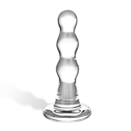 Gläs - Triple Play Beaded Glas Anal-Plug