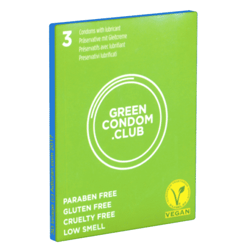 Green Condom Club Single: vegane Kondome, 3 Stück