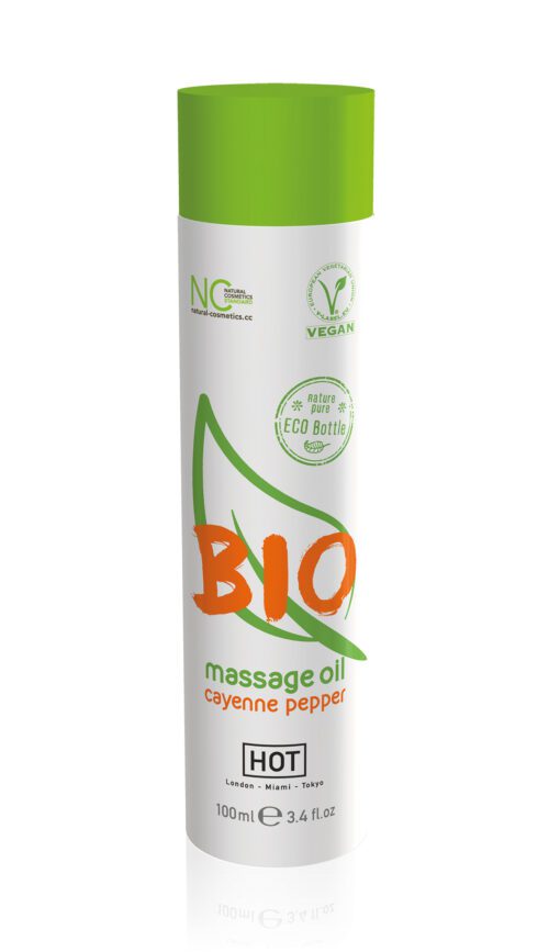 Hot BIO Massage Oil Cayenne Pepper, vegan (100 ml)