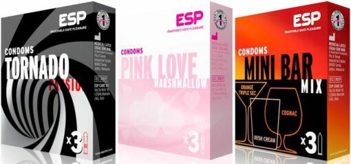 ESP Kondome - Kleines Probierset (3 x 3 Kondome)