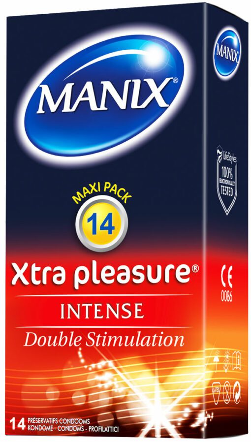 Manix Xtra Pleasure - Intense (14 Kondome)