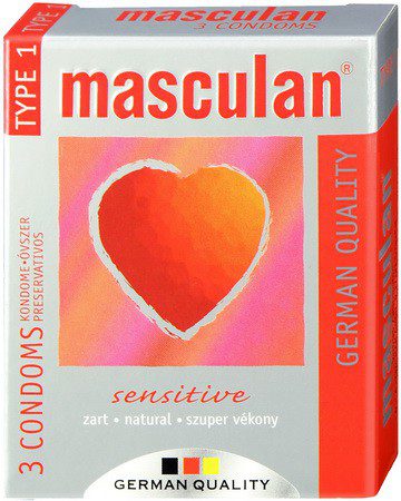 Masculan Type 1 Sensitive (3 Kondome) MHD 01/2019
