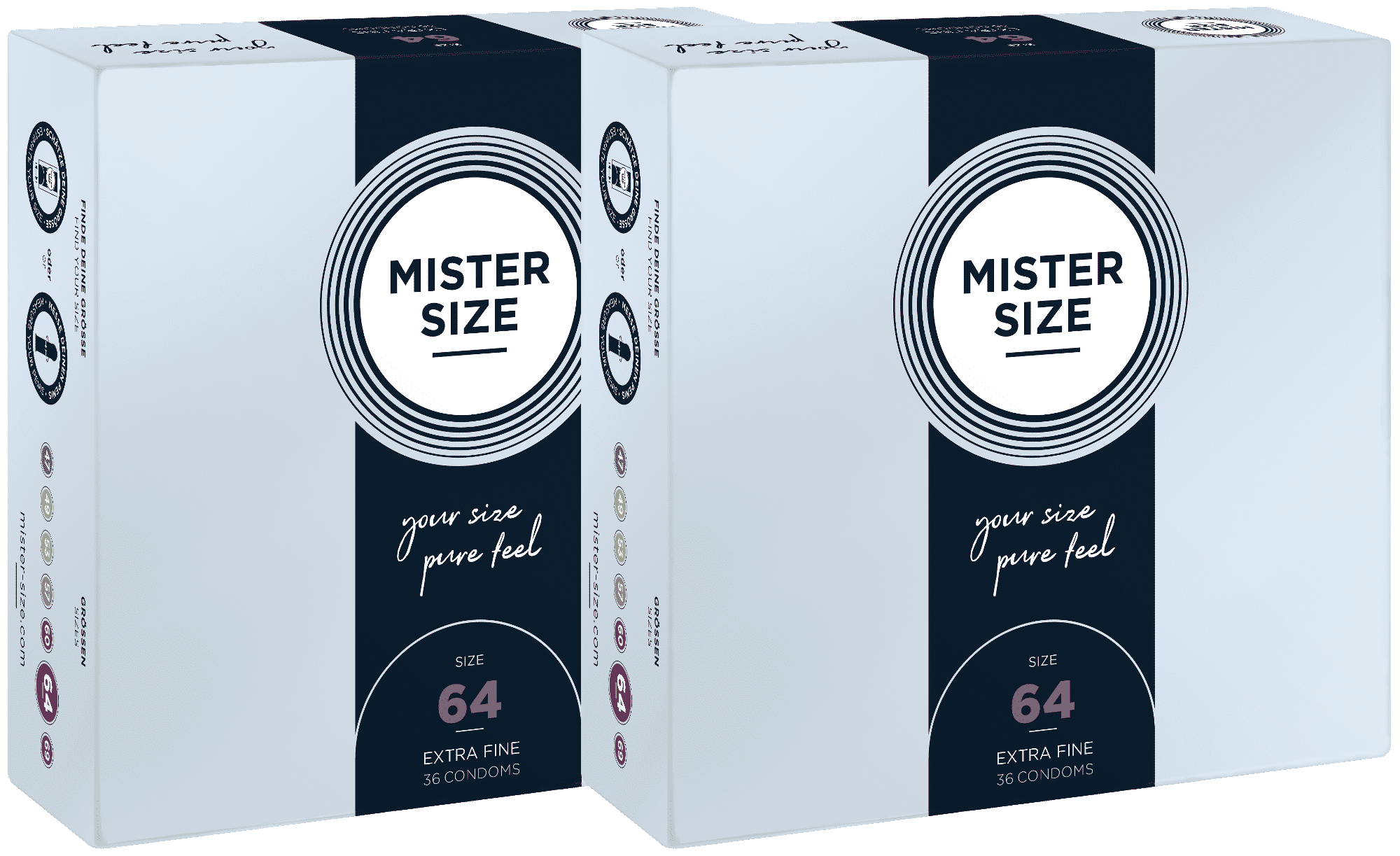 MISTER SIZE 64 - XXL (72 Kondome)