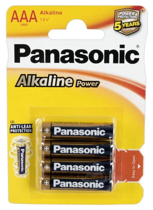 Panasonic Alkaline Micro AAA Batterien 4er Pack