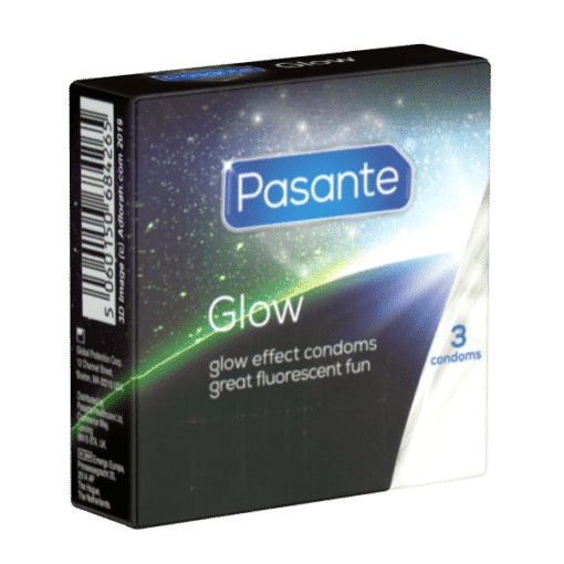 Pasante Glow - Fluoreszierende Kondome (3 Kondome)