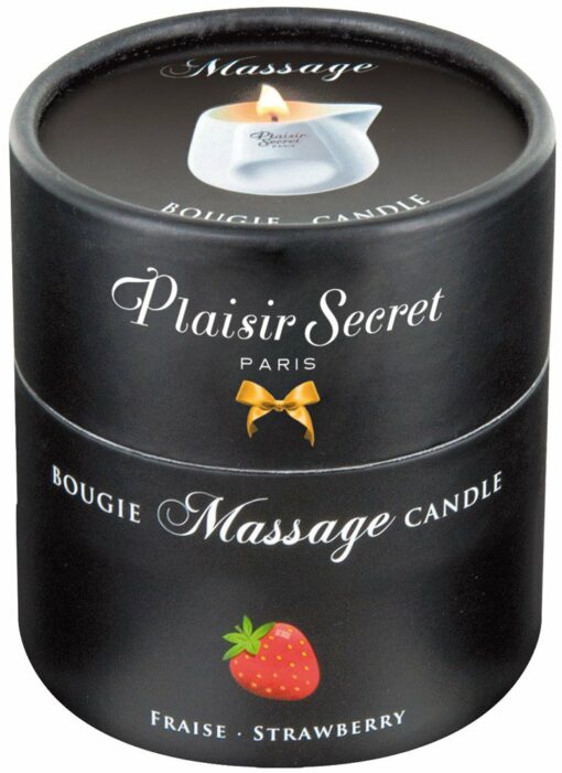 Plaisir Secret Massagekerze Erdbeere