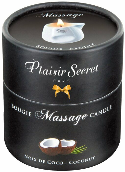 Plaisir Secret Massagekerze Kokos