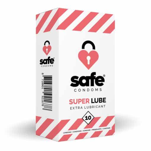 Safe Condoms - Super Lube extra feucht (10 Kondome)