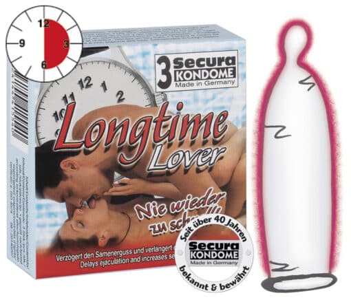 Secura Longtime Lover (3er Packung)