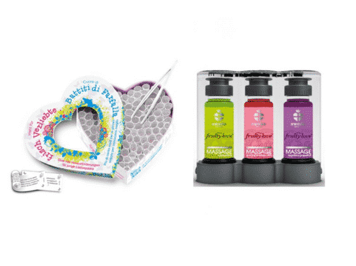 Herz für frisch Verliebte & Swede Fruity Love Massage-Set 1