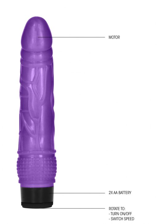 SHOTS GC - Realistischer Dildo-Vibrator violett